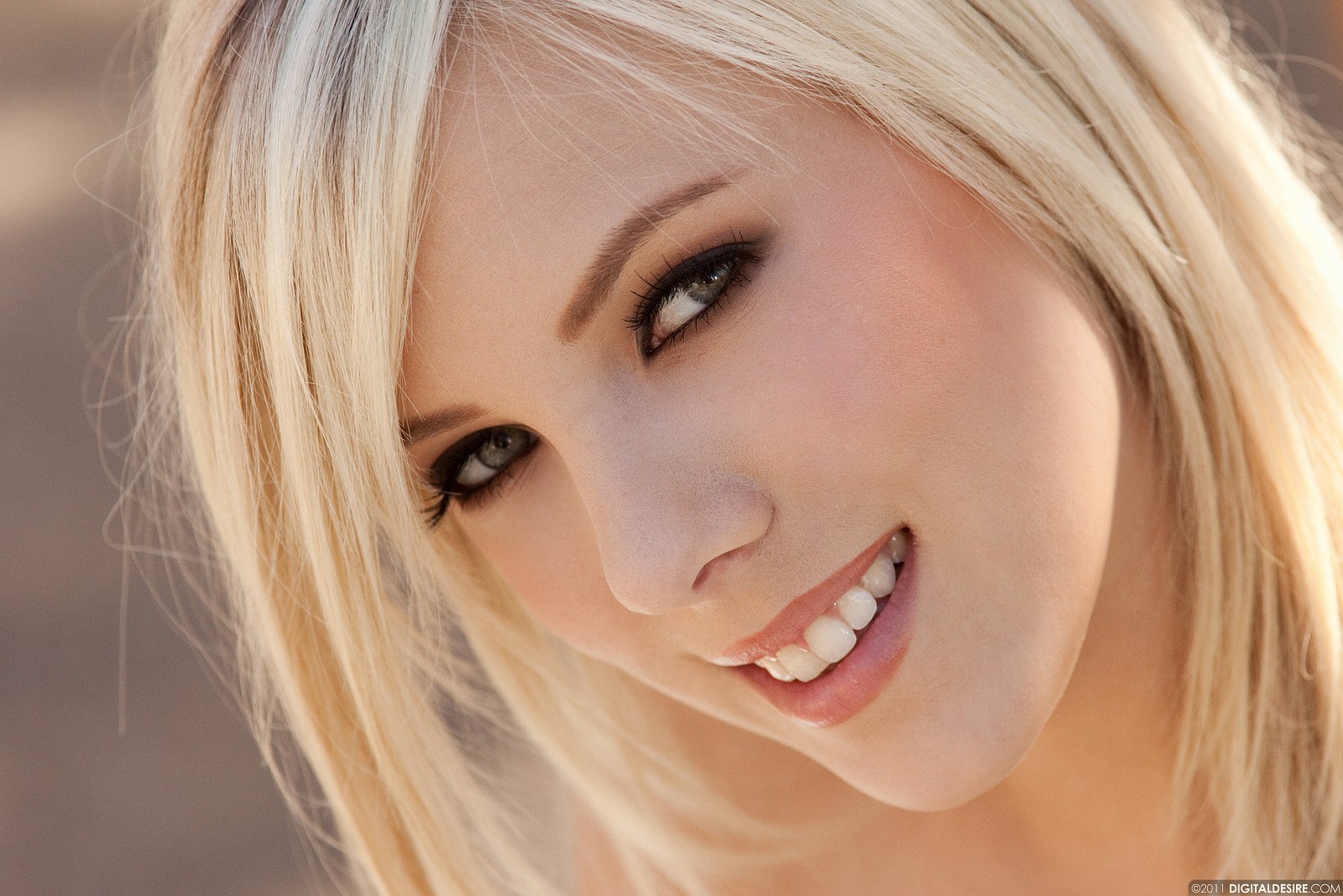 Bibi Jones removes her shirt and skirt for Digital Desire - Pic #1