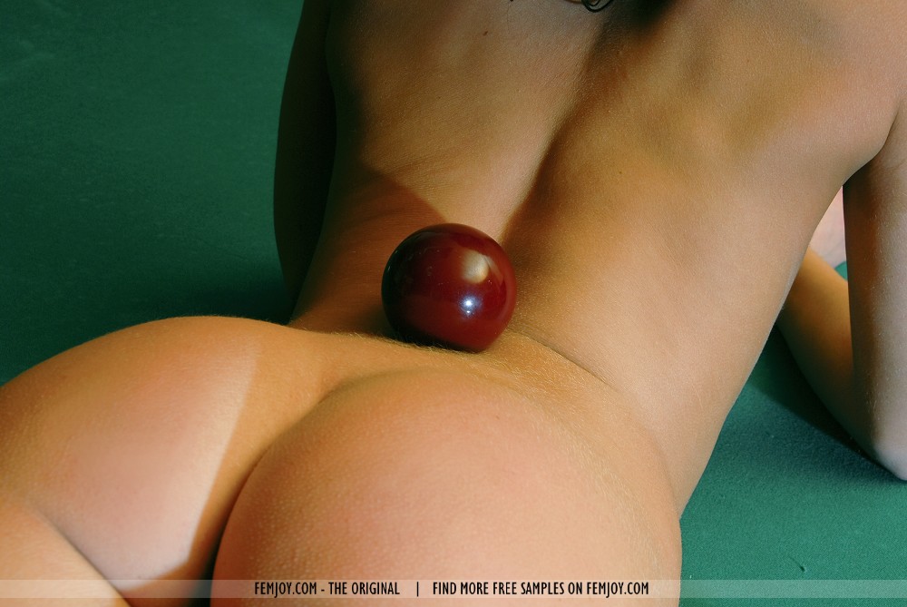 Two Babes Discover A Pool Table - Pic #2