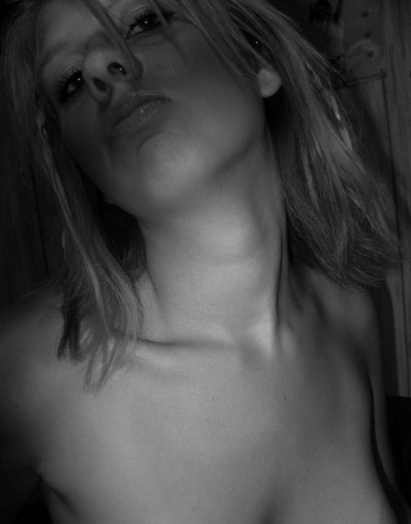 Blonde amateur girl being shy - Pic #7