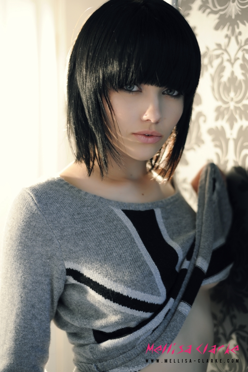 Glamorous Teen Mellisa clarke in Black Lace Pants - Pic #10