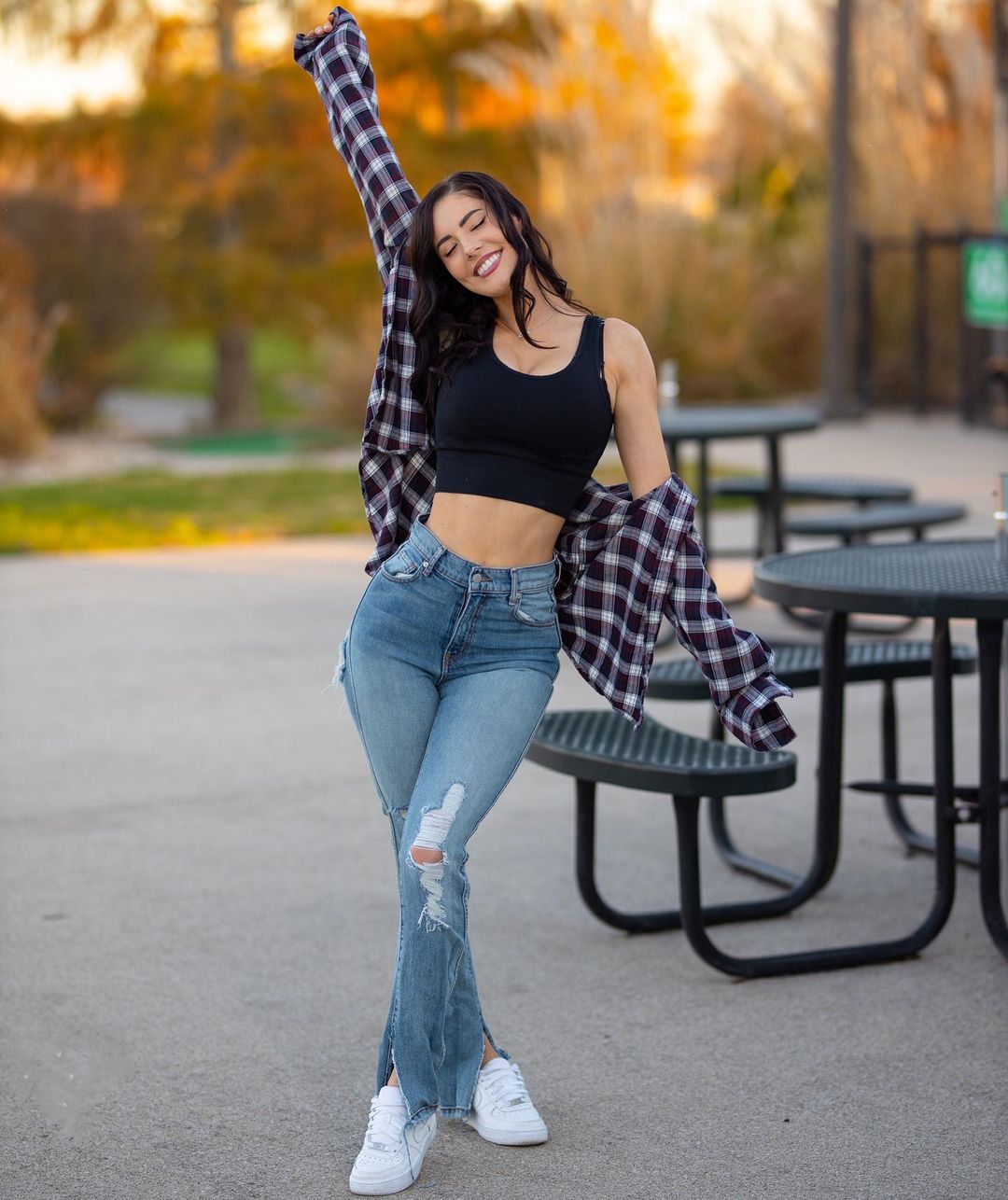 'Brunette Vixen In Tight Outfits' with Erin Olash via Mr Skin - Pic #19