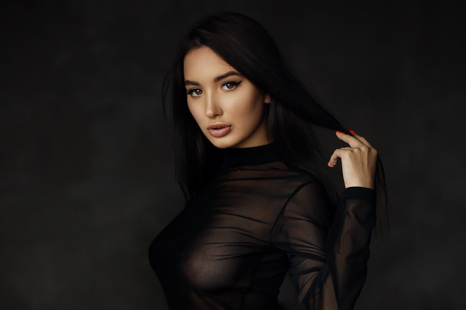 'Bootyful Brunette' with Alina Gorohova via Mr Skin - Pic #9