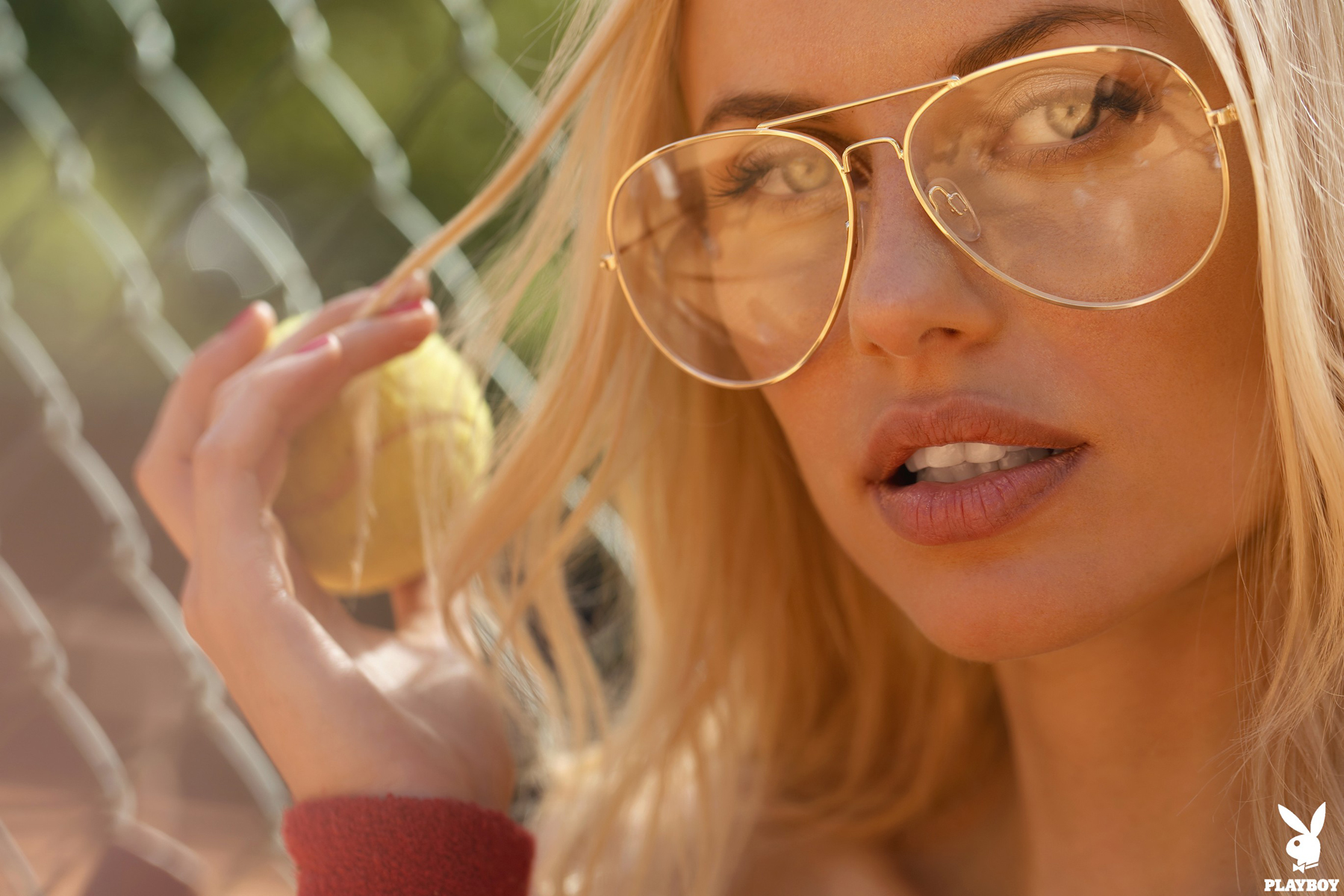 'Busty Blondie Playing Tennis' with Olga De Mar via Playboy Plus - Pic #10