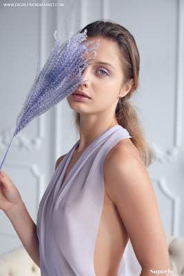 'Lavender Kiss' with Amelie Lou via Superbe Models - Pic #02
