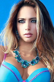 Busty Fashion Model Catalina Otalvaro in Maia Underwear