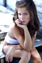 Innocent Brunette Little Caprice Via Errotica-Archives